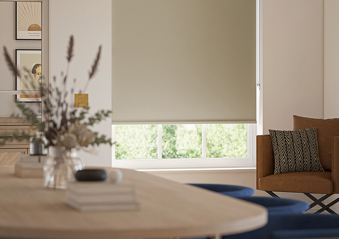 Trinity (Blackout), Stone - Twist&Fit Roller Blind - Image 5